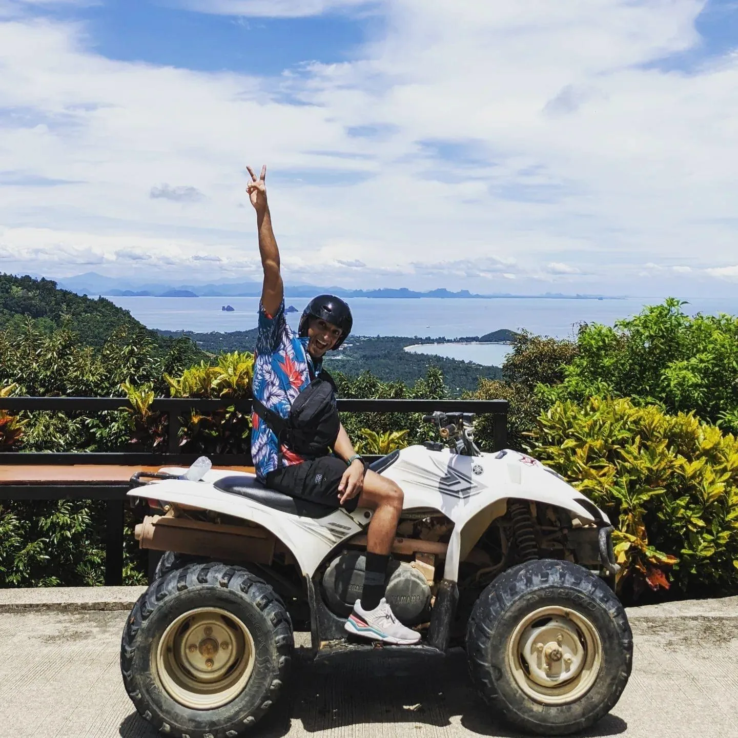 The 360 Jungle Route restaurant stop on the X Quad ATV tour, Koh Samui